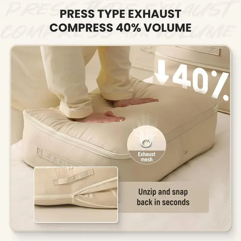 Compression Storage Bag Compression quilt bags large storage for quilts Ultra Self Compression Organizer Comforter Storage Bag