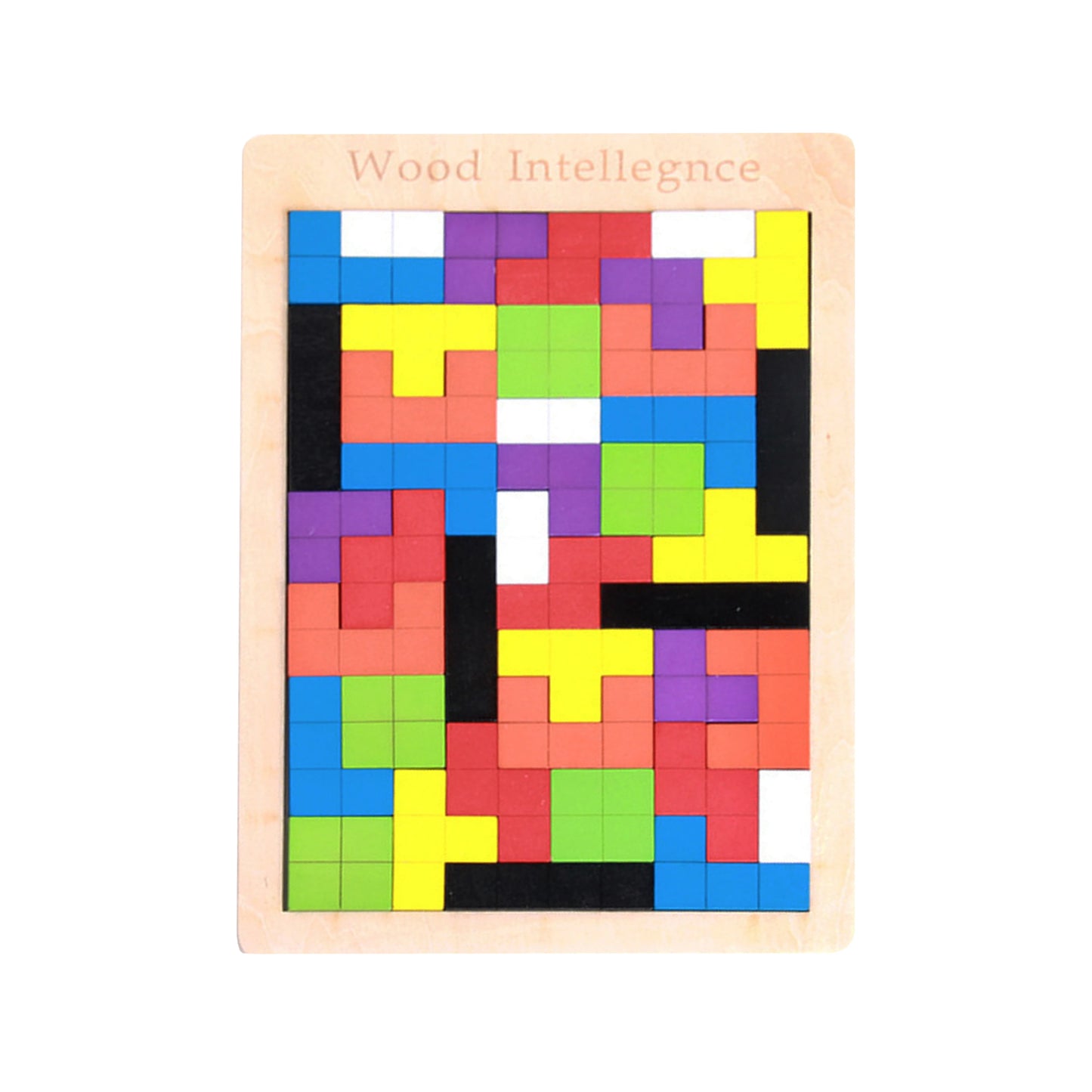 Children Wooden Jigsaw Block Puzzle Game Tangram Intelligence Early Education STEM Montessori Educational Gift for Kids