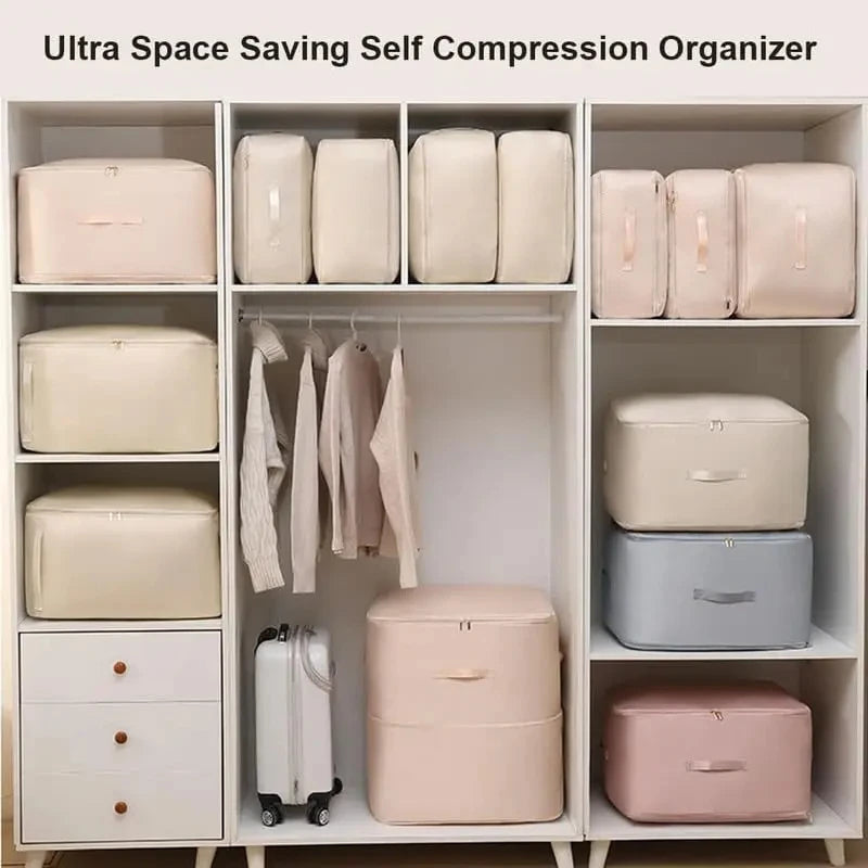 Compression Storage Bag Compression quilt bags large storage for quilts Ultra Self Compression Organizer Comforter Storage Bag