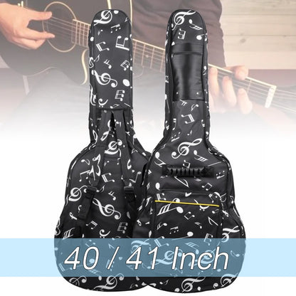 40 / 41 Inch Guitar Bag Carry Case Backpack 600D Oxford Acoustic Folk Guitar Gig Bag Cover with Double Shoulder Straps