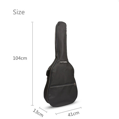 40 / 41 Inch Guitar Bag Carry Case Backpack 600D Oxford Acoustic Folk Guitar Gig Bag Cover with Double Shoulder Straps