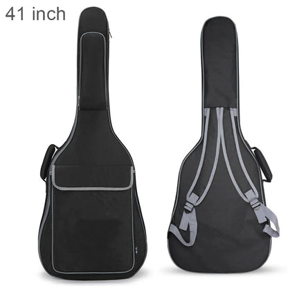 40 / 41 Inch Guitar Bag Carry Case Backpack 600D Oxford Acoustic Folk Guitar Gig Bag Cover with Double Shoulder Straps