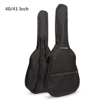 40 / 41 Inch Guitar Bag Carry Case Backpack 600D Oxford Acoustic Folk Guitar Gig Bag Cover with Double Shoulder Straps