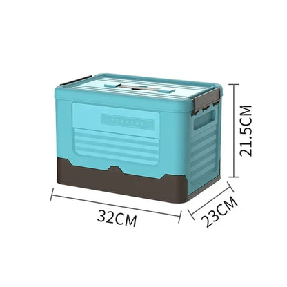 1PC Foldable Storage Box for Closet Large Capacity Toys Clothes Snacks Books Shoes Plastic Box for Home Car