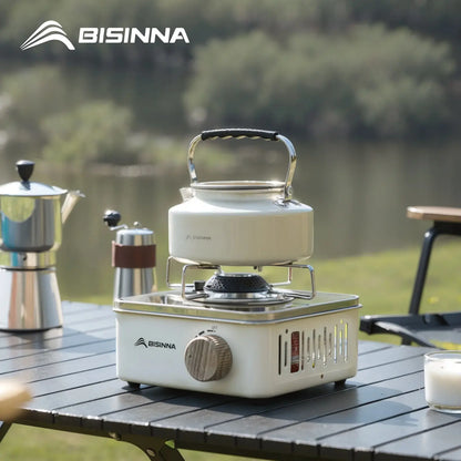 BISINNA Camping Gas Stove 2800W High Firepower Portable Cassette Furnace Outdoor Gas Burner Picnic Camp